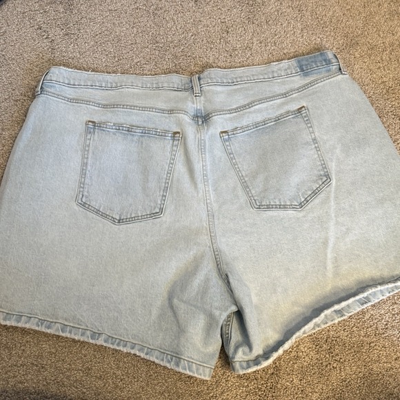 Abercrombie‎ & Fitch High Rise Dad Short 7" Curve Love Button Fly Sz 37 24 NWT - Picture 4 of 4